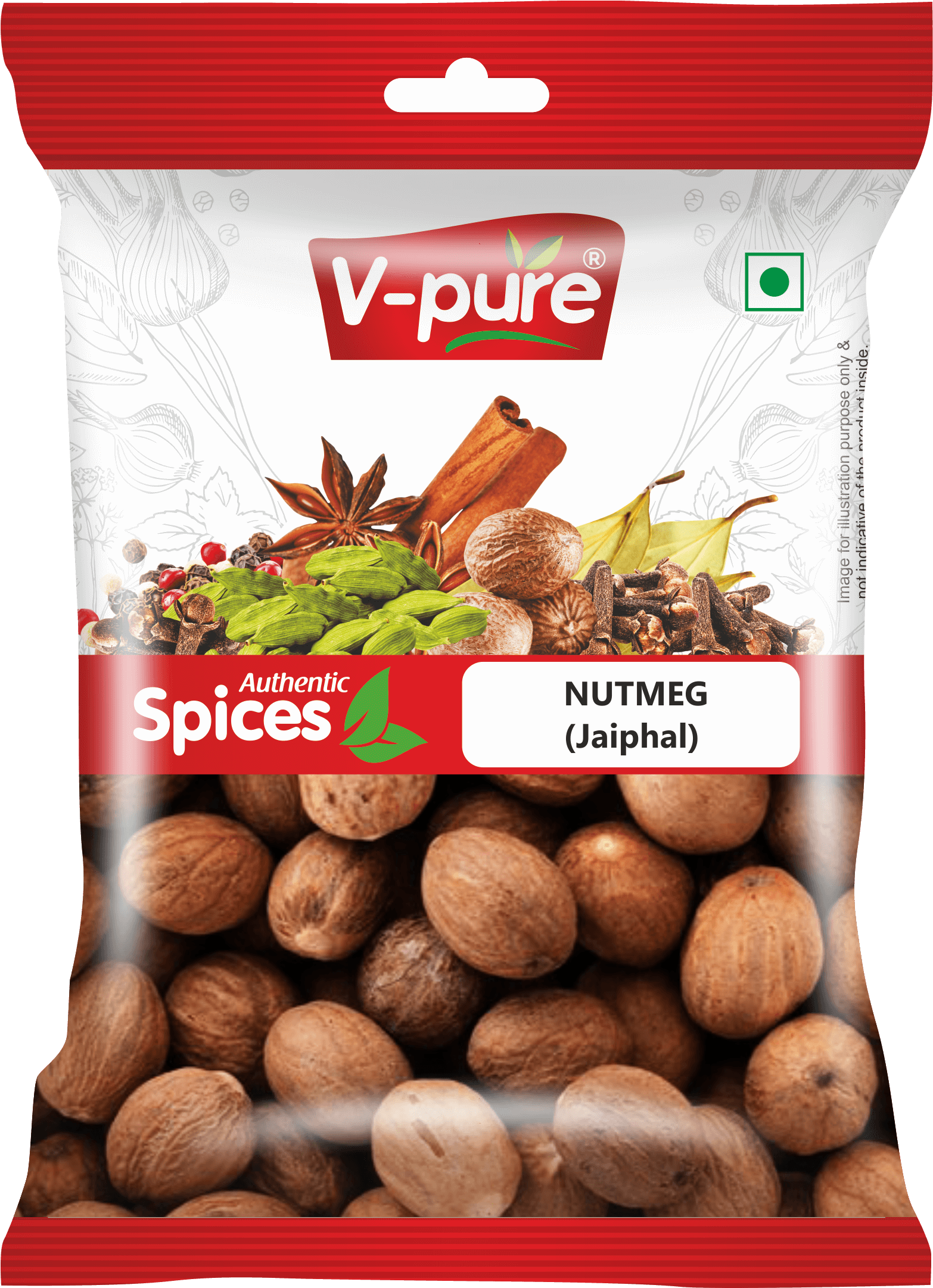 V-pure Fresh Jaiphal - Nutmeg